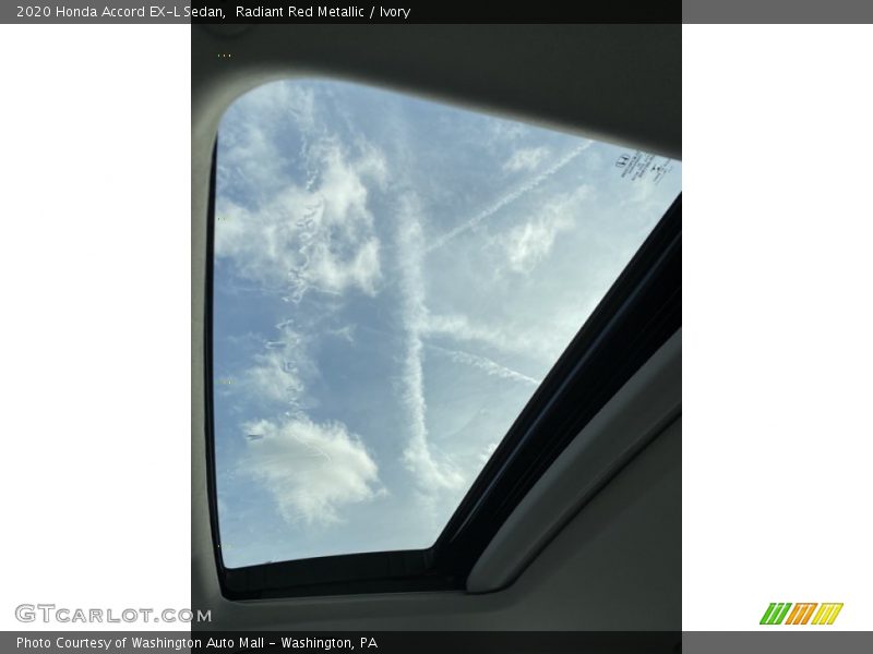 Radiant Red Metallic / Ivory 2020 Honda Accord EX-L Sedan