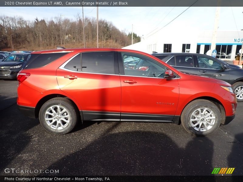 Cayenne Orange Metallic / Jet Black 2020 Chevrolet Equinox LT AWD