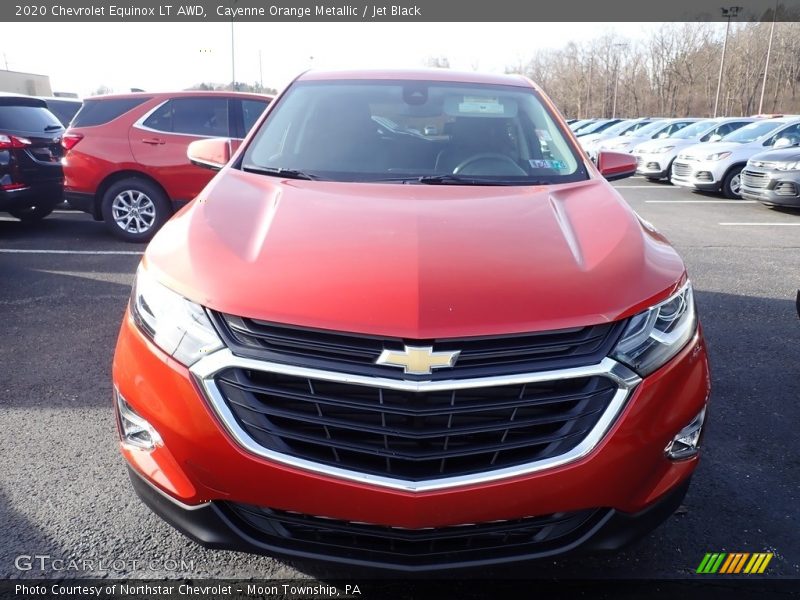 Cayenne Orange Metallic / Jet Black 2020 Chevrolet Equinox LT AWD