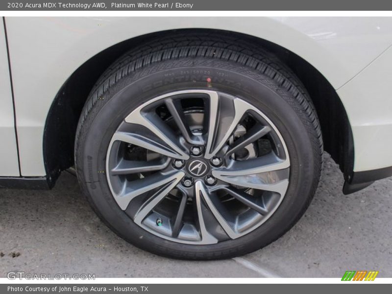 Platinum White Pearl / Ebony 2020 Acura MDX Technology AWD