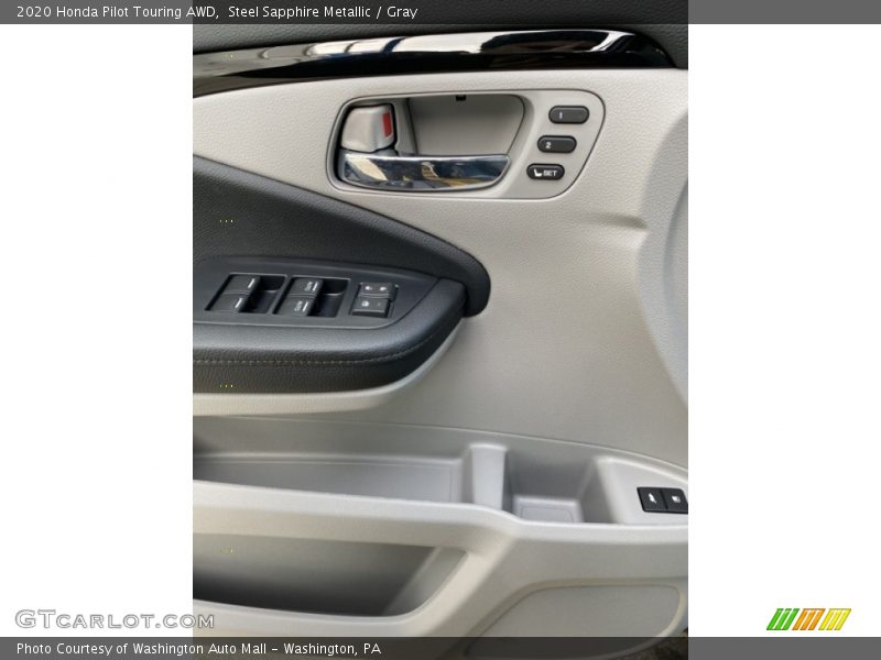 Steel Sapphire Metallic / Gray 2020 Honda Pilot Touring AWD