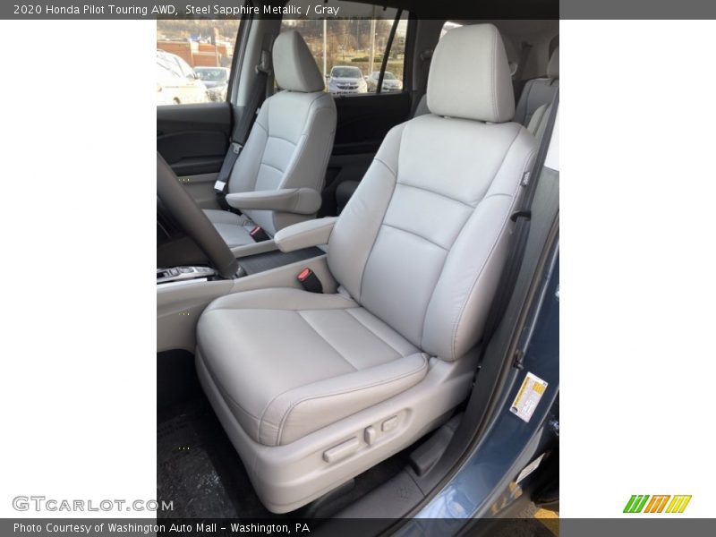 Steel Sapphire Metallic / Gray 2020 Honda Pilot Touring AWD