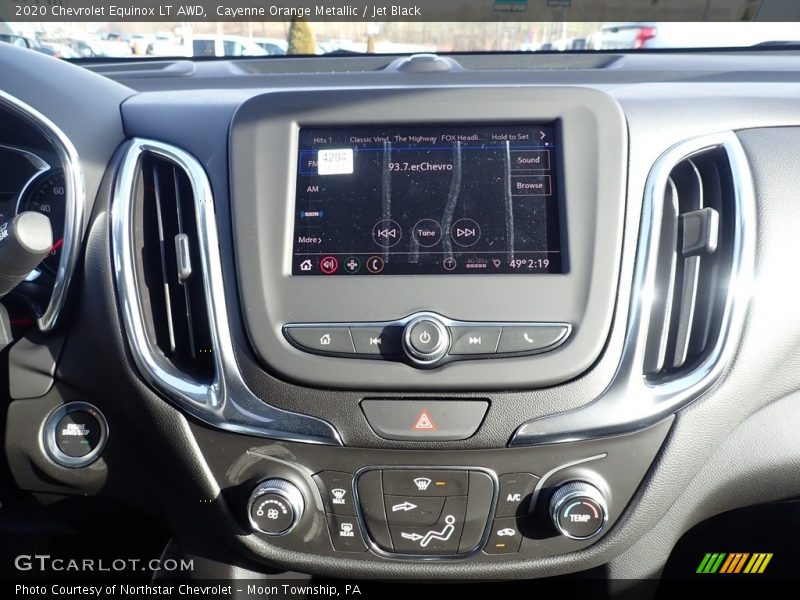 Cayenne Orange Metallic / Jet Black 2020 Chevrolet Equinox LT AWD