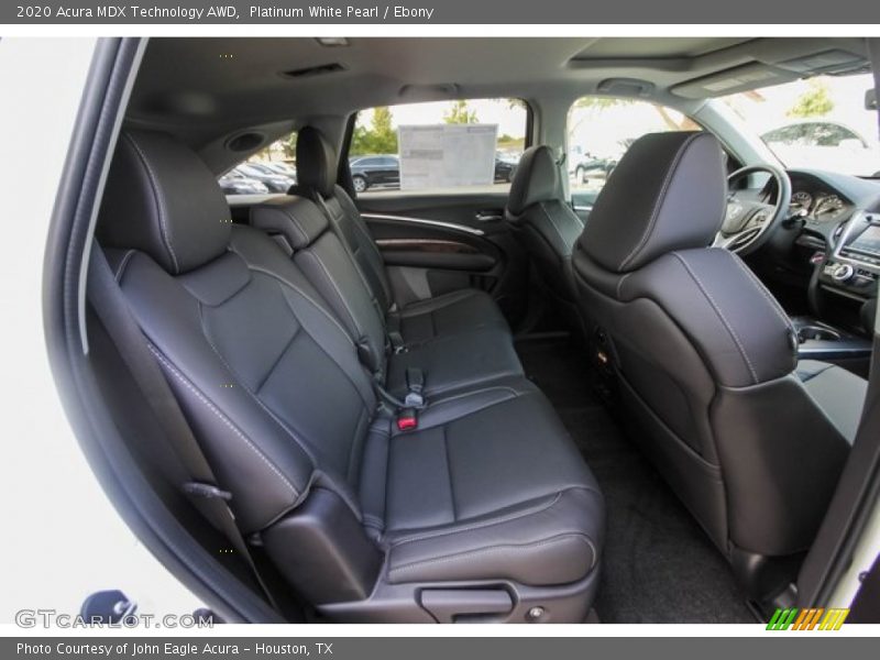 Platinum White Pearl / Ebony 2020 Acura MDX Technology AWD