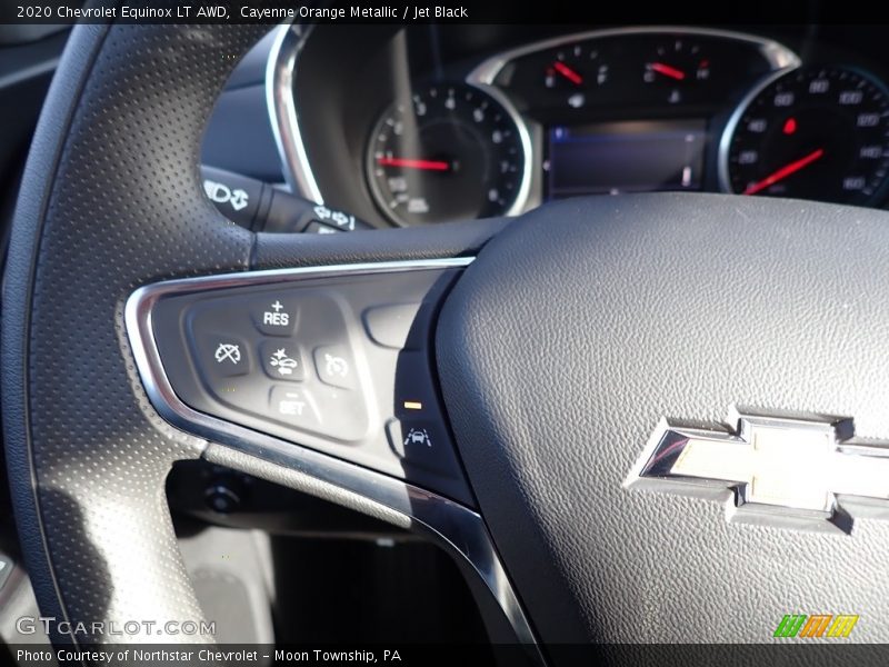 Cayenne Orange Metallic / Jet Black 2020 Chevrolet Equinox LT AWD