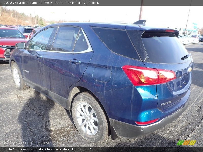 Pacific Blue Metallic / Jet Black 2020 Chevrolet Equinox LT AWD