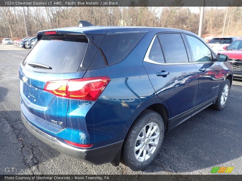 Pacific Blue Metallic / Jet Black 2020 Chevrolet Equinox LT AWD