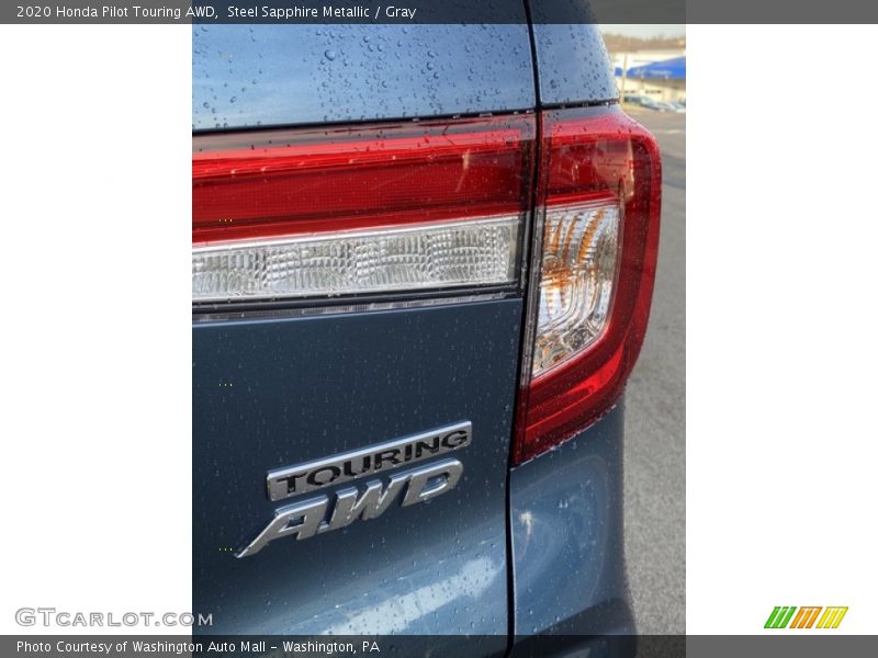 Steel Sapphire Metallic / Gray 2020 Honda Pilot Touring AWD