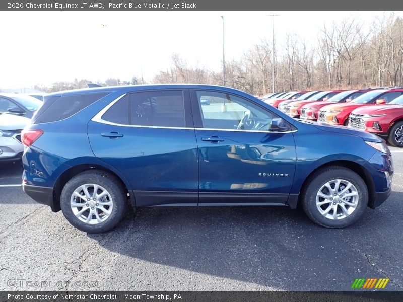 Pacific Blue Metallic / Jet Black 2020 Chevrolet Equinox LT AWD