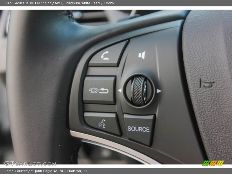 Platinum White Pearl / Ebony 2020 Acura MDX Technology AWD