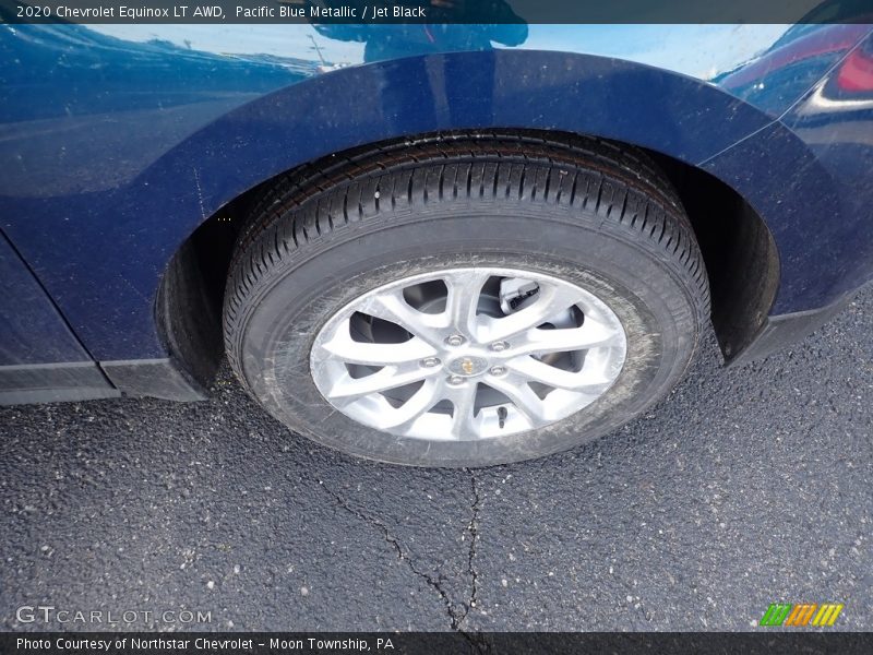 Pacific Blue Metallic / Jet Black 2020 Chevrolet Equinox LT AWD