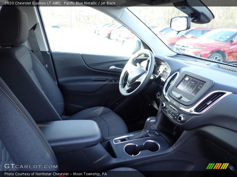 Pacific Blue Metallic / Jet Black 2020 Chevrolet Equinox LT AWD