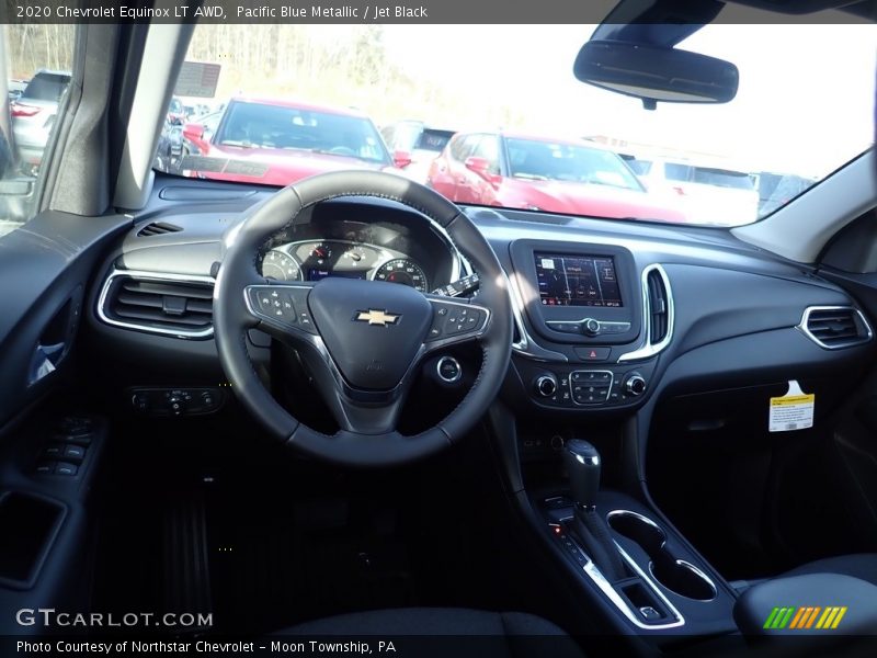 Pacific Blue Metallic / Jet Black 2020 Chevrolet Equinox LT AWD