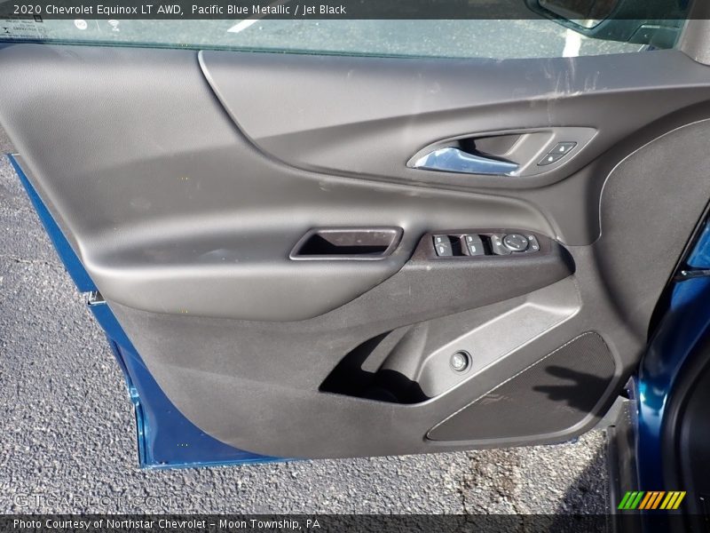 Pacific Blue Metallic / Jet Black 2020 Chevrolet Equinox LT AWD