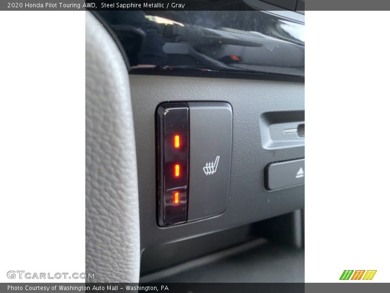 Steel Sapphire Metallic / Gray 2020 Honda Pilot Touring AWD