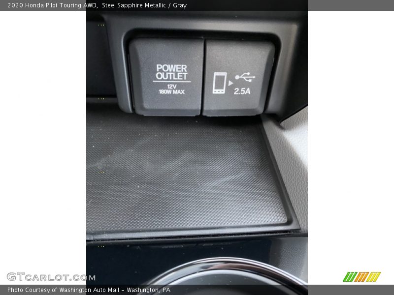 Steel Sapphire Metallic / Gray 2020 Honda Pilot Touring AWD