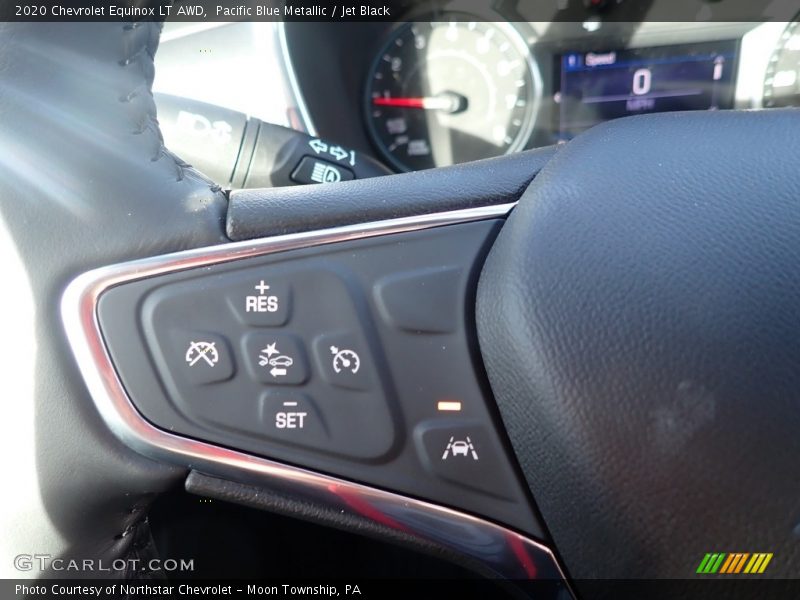 Pacific Blue Metallic / Jet Black 2020 Chevrolet Equinox LT AWD