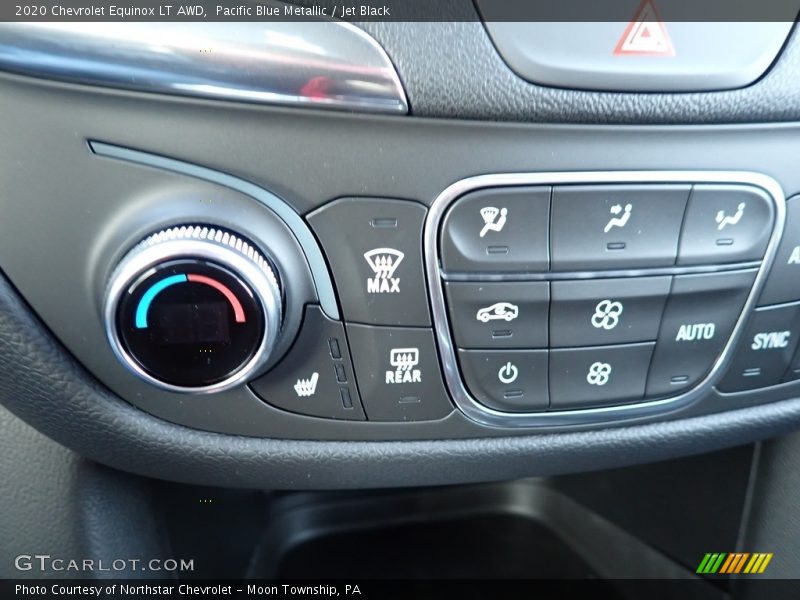 Pacific Blue Metallic / Jet Black 2020 Chevrolet Equinox LT AWD