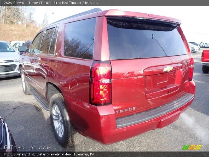 Siren Red Tintcoat / Jet Black 2020 Chevrolet Tahoe LT 4WD