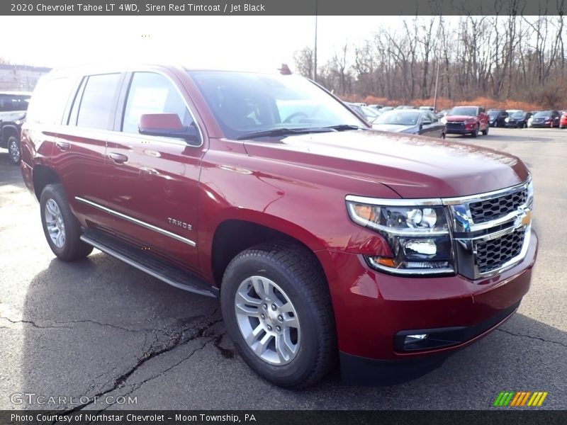 Siren Red Tintcoat / Jet Black 2020 Chevrolet Tahoe LT 4WD