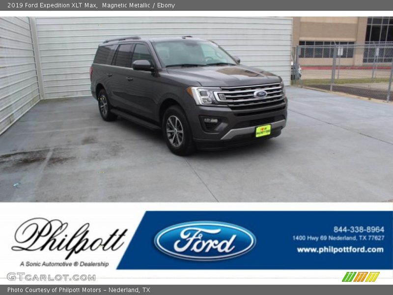 Magnetic Metallic / Ebony 2019 Ford Expedition XLT Max