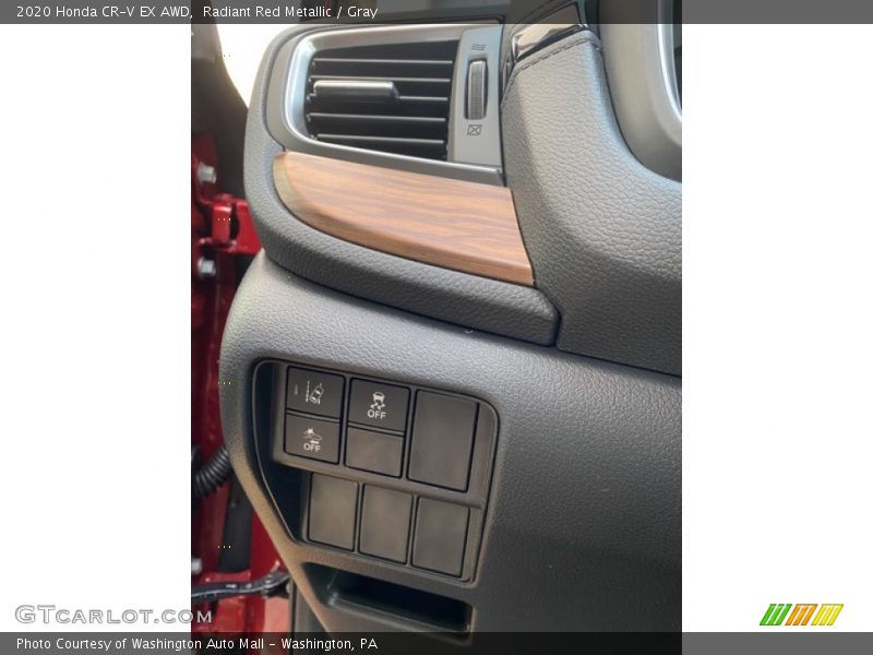 Radiant Red Metallic / Gray 2020 Honda CR-V EX AWD