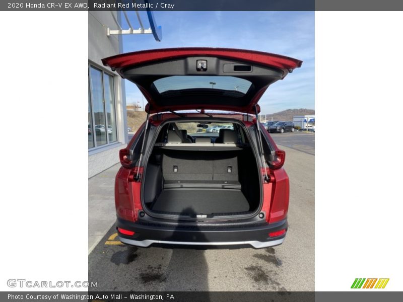 Radiant Red Metallic / Gray 2020 Honda CR-V EX AWD