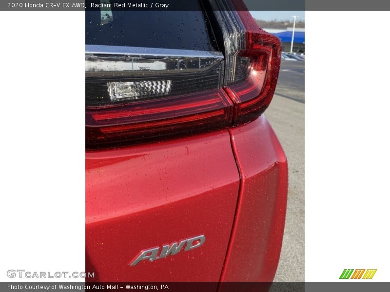 Radiant Red Metallic / Gray 2020 Honda CR-V EX AWD