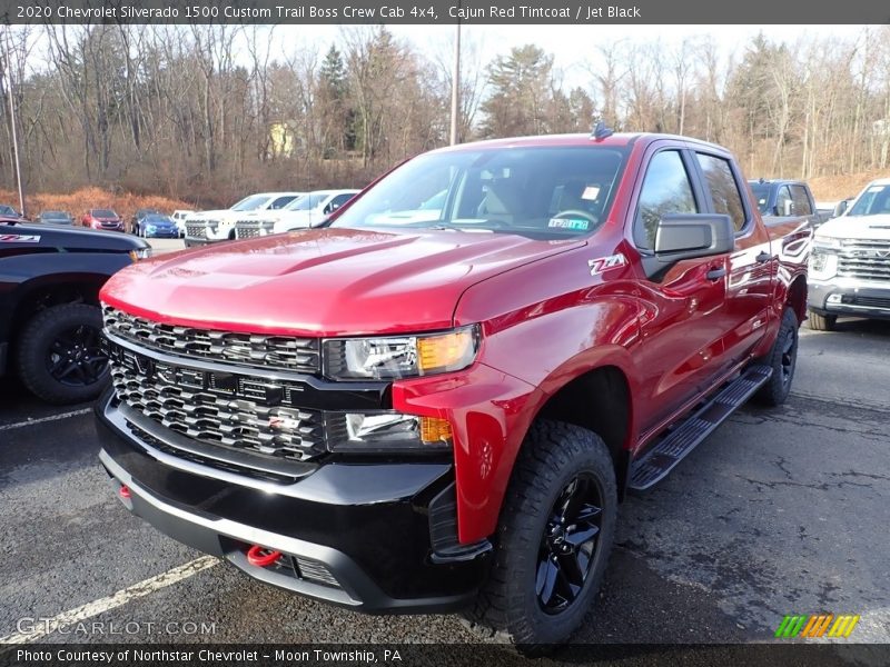 Cajun Red Tintcoat / Jet Black 2020 Chevrolet Silverado 1500 Custom Trail Boss Crew Cab 4x4