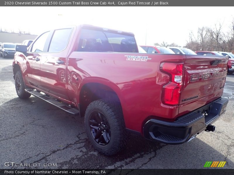 Cajun Red Tintcoat / Jet Black 2020 Chevrolet Silverado 1500 Custom Trail Boss Crew Cab 4x4