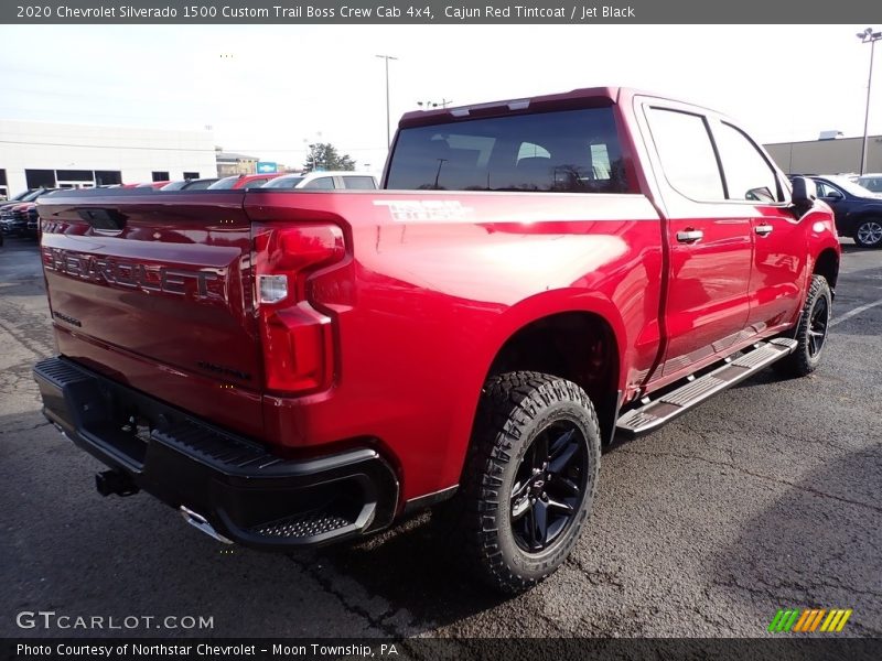 Cajun Red Tintcoat / Jet Black 2020 Chevrolet Silverado 1500 Custom Trail Boss Crew Cab 4x4
