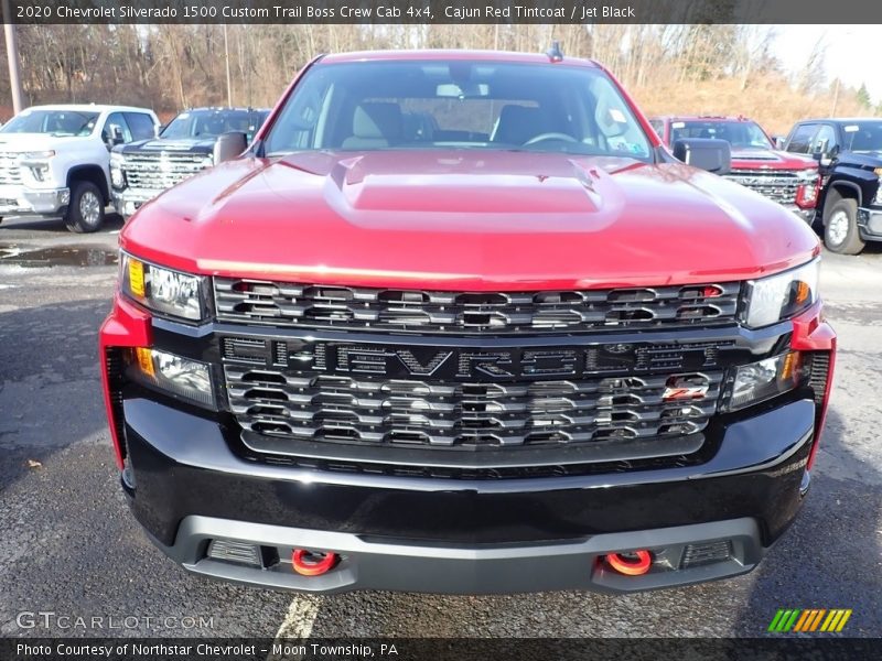 Cajun Red Tintcoat / Jet Black 2020 Chevrolet Silverado 1500 Custom Trail Boss Crew Cab 4x4