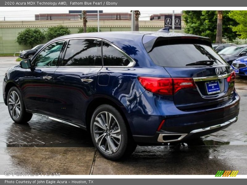 Fathom Blue Pearl / Ebony 2020 Acura MDX Technology AWD