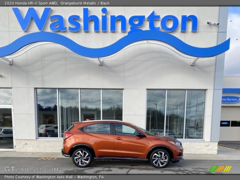 Orangeburst Metallic / Black 2020 Honda HR-V Sport AWD