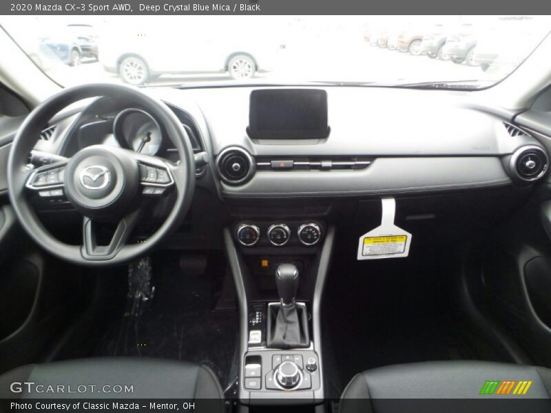 Deep Crystal Blue Mica / Black 2020 Mazda CX-3 Sport AWD