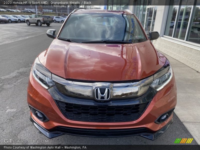 Orangeburst Metallic / Black 2020 Honda HR-V Sport AWD