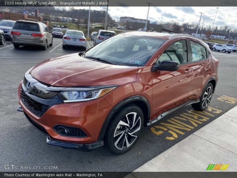 Orangeburst Metallic / Black 2020 Honda HR-V Sport AWD