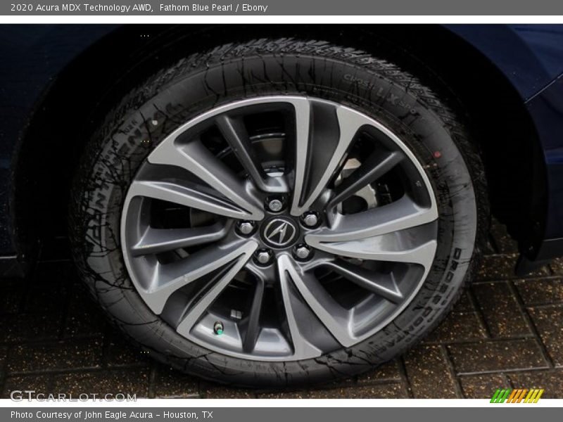 Fathom Blue Pearl / Ebony 2020 Acura MDX Technology AWD