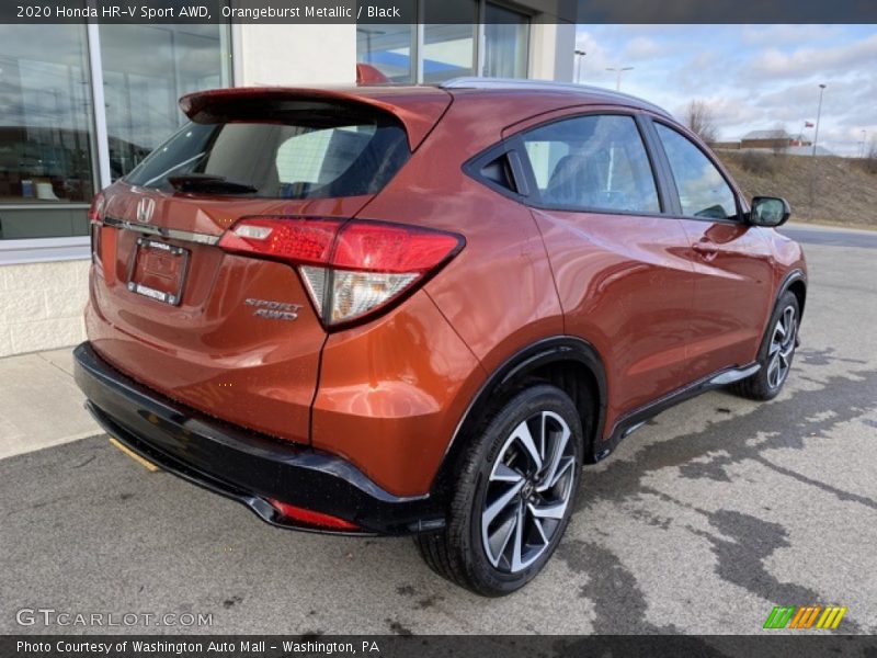 Orangeburst Metallic / Black 2020 Honda HR-V Sport AWD
