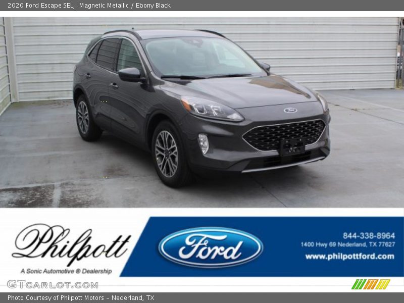 Magnetic Metallic / Ebony Black 2020 Ford Escape SEL