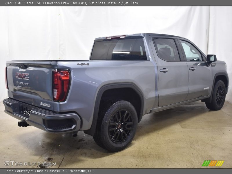 Satin Steel Metallic / Jet Black 2020 GMC Sierra 1500 Elevation Crew Cab 4WD