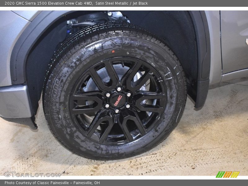 Satin Steel Metallic / Jet Black 2020 GMC Sierra 1500 Elevation Crew Cab 4WD