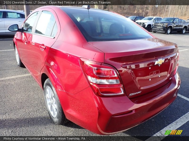 Cajun Red Tintcoat / Jet Black/Dark Titanium 2020 Chevrolet Sonic LT Sedan