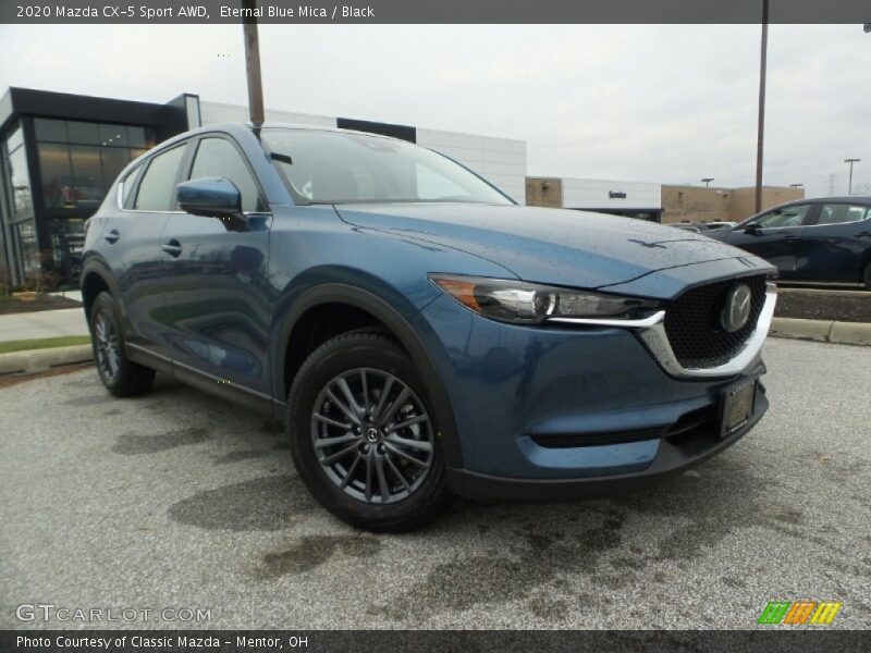 Front 3/4 View of 2020 CX-5 Sport AWD