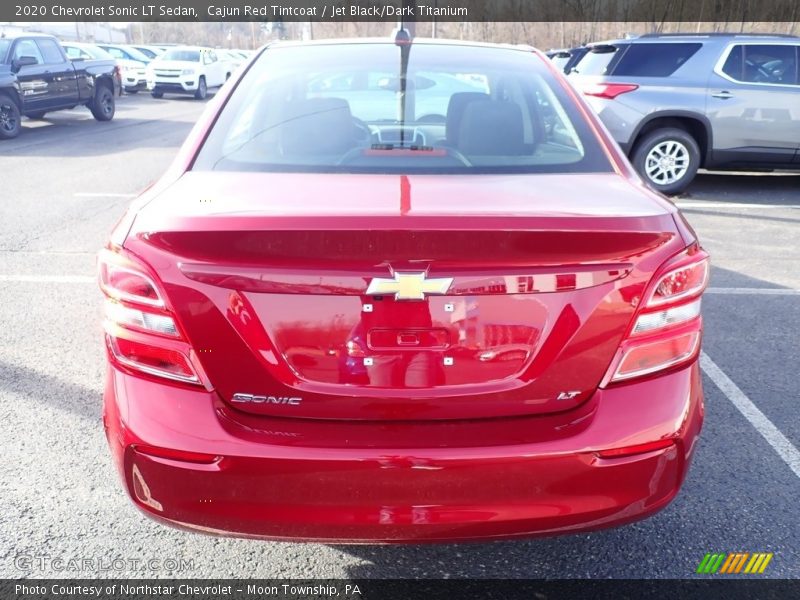 Cajun Red Tintcoat / Jet Black/Dark Titanium 2020 Chevrolet Sonic LT Sedan