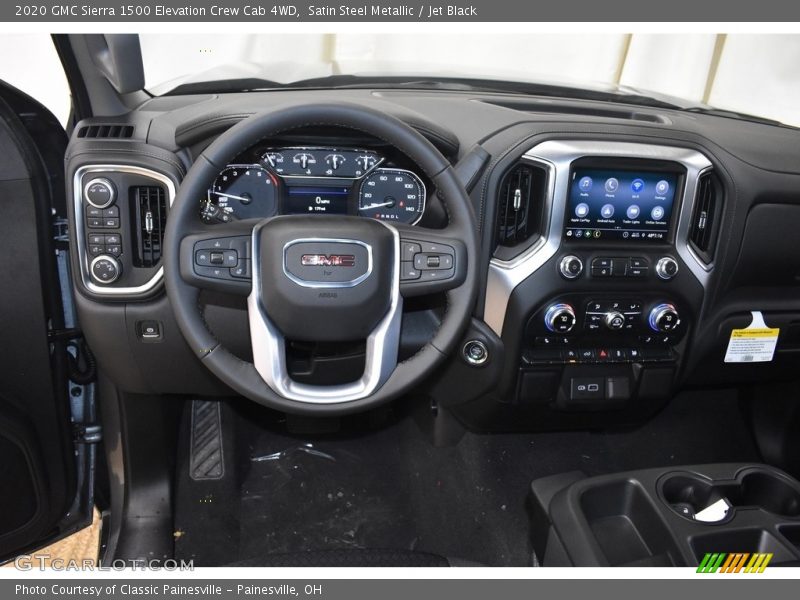 Satin Steel Metallic / Jet Black 2020 GMC Sierra 1500 Elevation Crew Cab 4WD