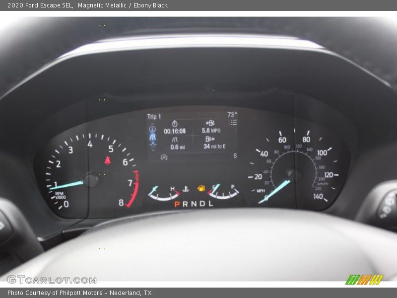 Magnetic Metallic / Ebony Black 2020 Ford Escape SEL