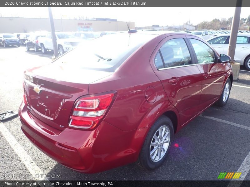 Cajun Red Tintcoat / Jet Black/Dark Titanium 2020 Chevrolet Sonic LT Sedan