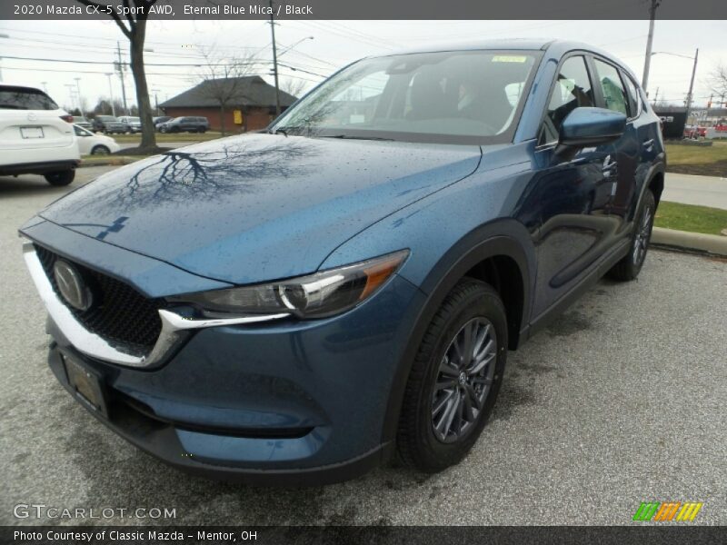 Eternal Blue Mica / Black 2020 Mazda CX-5 Sport AWD