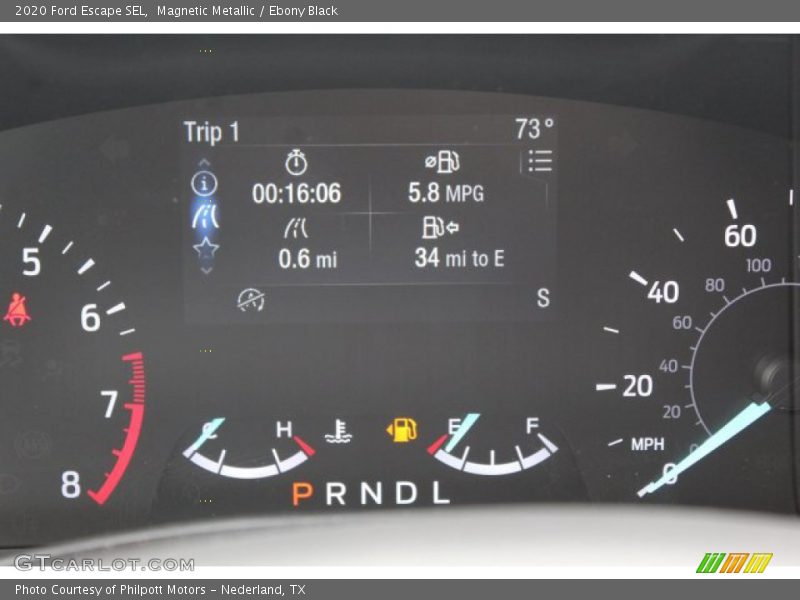 Magnetic Metallic / Ebony Black 2020 Ford Escape SEL